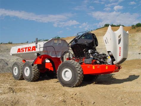 Dumper articolati ASTRA ADT35 e ADT40 in azione