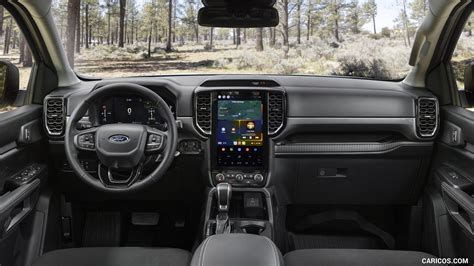Vista interna del Ford Ranger Wildtrak X