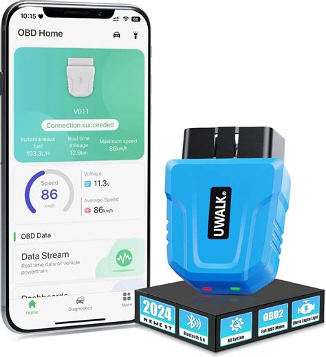 Lettore OBD2 Bluetooth collegato a uno smartphone