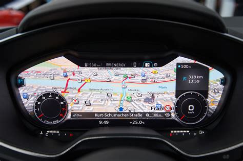 Audi Virtual Cockpit interfaccia