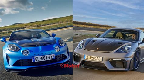 Confronto tra Alpine A110 e Porsche Cayman