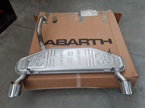 Marmitta Abarth per Fiat 500 con doppio terminale