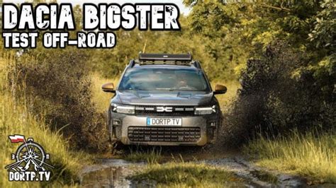 Dacia Bigster in un contesto off-road
