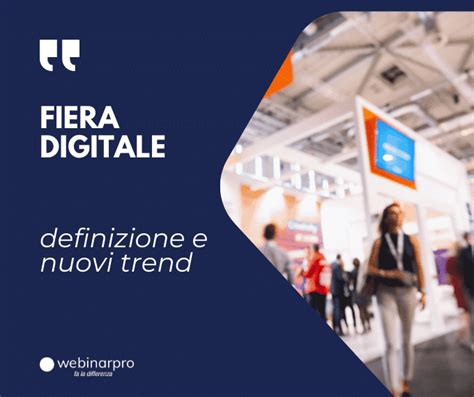 Logo concettuale di una fiera digitale