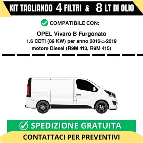 Opel Vivaro in officina per un tagliando