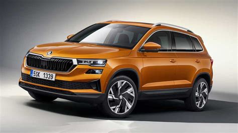 Dettaglio frontale Skoda Karoq restyling