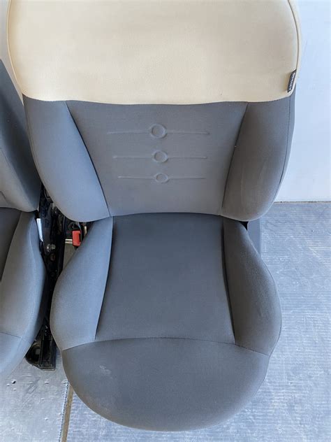 Dettaglio dei sedili Matelassé della Fiat 500 Dolcevita