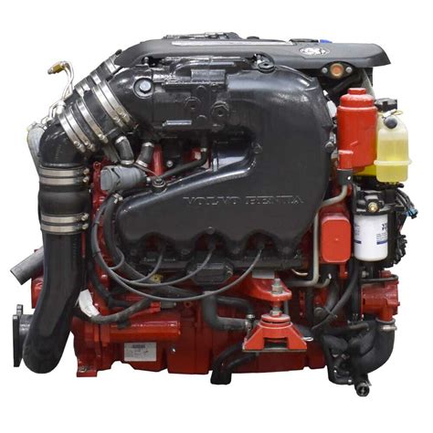 Cross-section of a Volvo Penta V8 engine