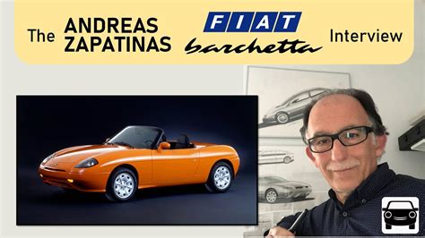 Disegno di Andreas Zapatinas per la Fiat Barchetta