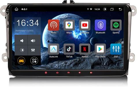 Schermo 9 pollici touchscreen autoradio Android