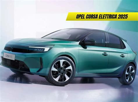 Tabella comparativa costi Opel Corsa elettrica e benzina