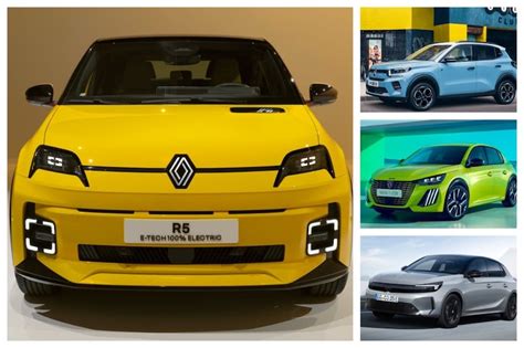 Collage of Renault 5 competitors