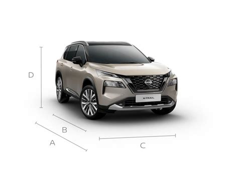 Dimensioni e layout interno Nissan X-Trail