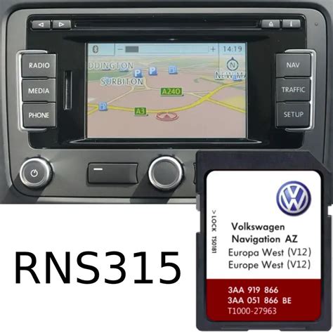 Volkswagen RNS 315 dashboard