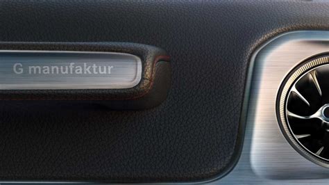 Dettaglio di personalizzazione MANUFAKTUR sulla Classe G