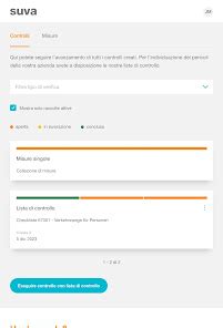 Screenshot del portale clienti 