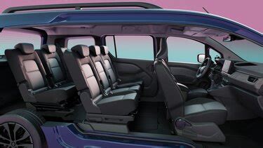 Interni modulabili del Renault Grand Kangoo 7 posti