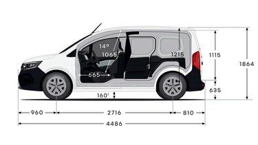 Dimensioni comparate Renault Kangoo Van L1 e L2