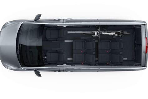 Configurazione dei sedili del Mercedes eVito Tourer