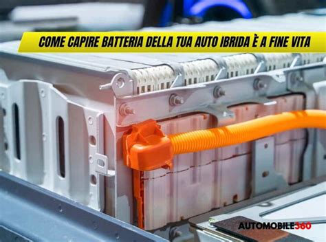 Diagramma che mostra i moduli di una batteria ibrida e le loro connessioni