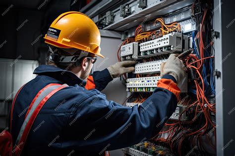 Tecnico che lavora su un pacco batteria ibrido