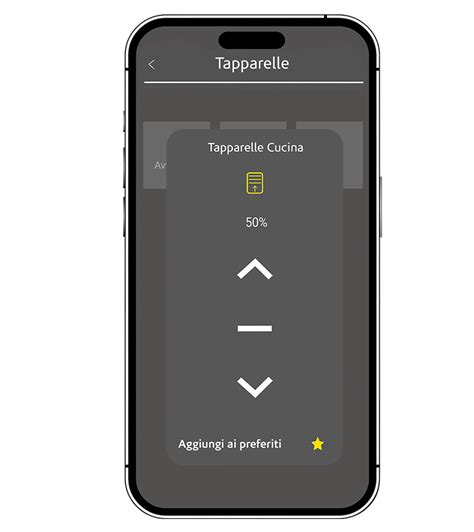 Interfaccia app di controllo per rimappatura
