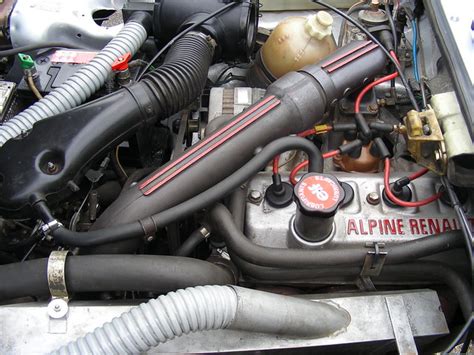 Schema di un motore Renault 5 Alpine Turbo
