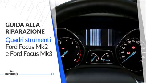 Quadro strumenti Ford con messaggio di cambio olio