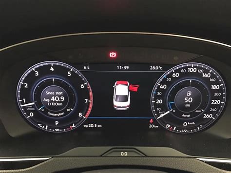 Interno Volkswagen Passat con Active Info Display