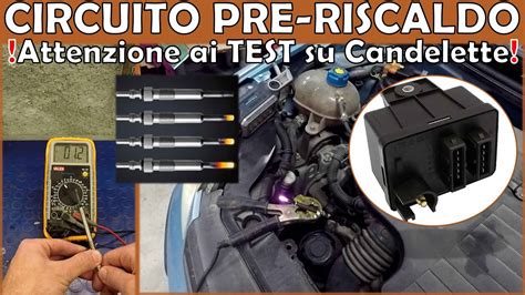 Schema del sistema di preriscaldamento candelette