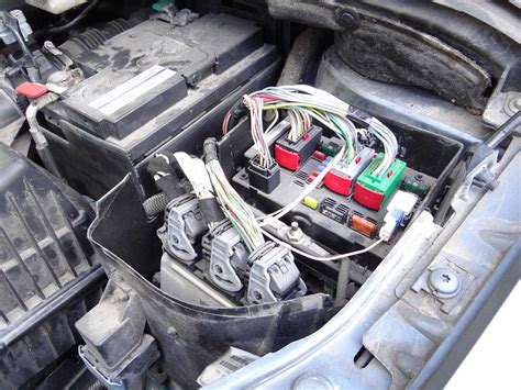 Schema tecnico del pianale Peugeot 307