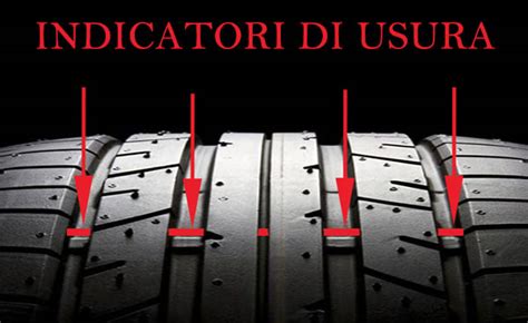 Indicatore di usura del battistrada