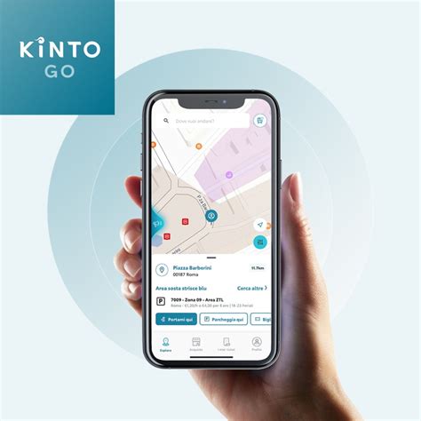 Schermata di uno smartphone con l'app Kinto Go