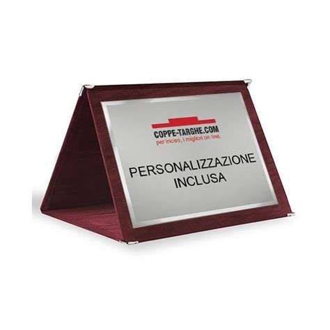 Esempio di targa magnetica personalizzata per un ristorante