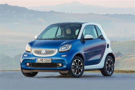 Smart Fortwo parcheggiata in centro