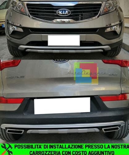 Paraurti anteriore e posteriore di una Subaru XV
