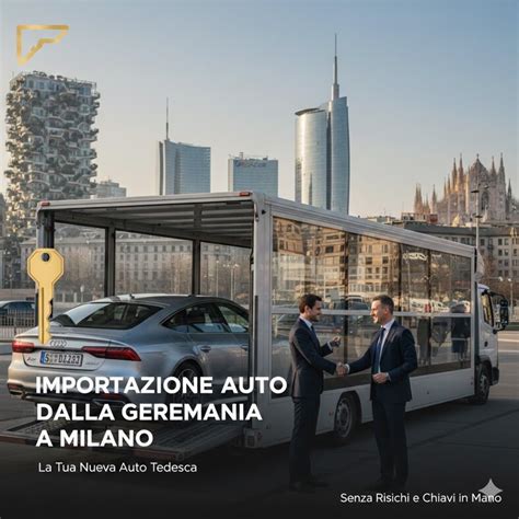 Concessionaria auto, importazione auto dalla Germania