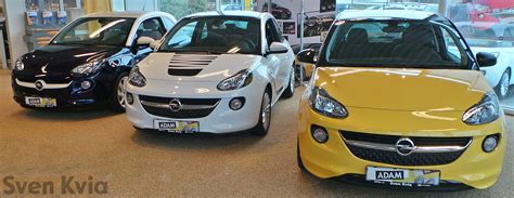 Le diverse versioni dell'Opel Adam: Jam, Glam, Slam, Rocks e S
