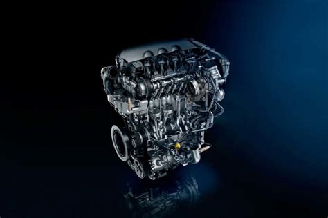 Sezione trasversale del motore 1.2 PureTech hybrid