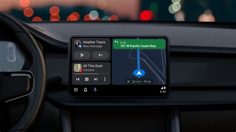 Interfaccia Android Auto con l'app Spotify aperta