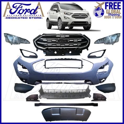 Dettaglio del frontale della Ford EcoSport