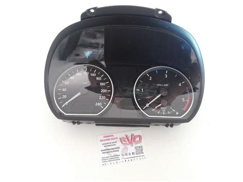 Immagine di un quadro strumenti BMW E46 con errore chilometraggio