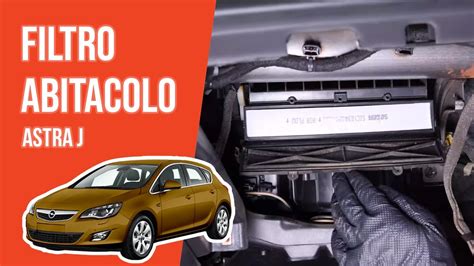Opel Astra J interno abitacolo