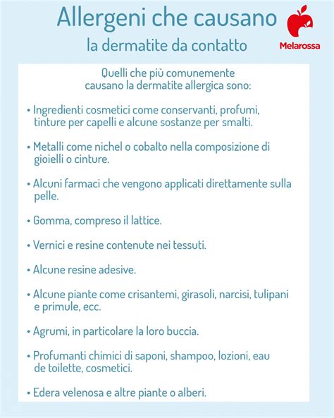 Cosmetici e allergeni da contatto