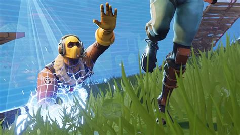Fortnite character being hit by a speeding vehicle