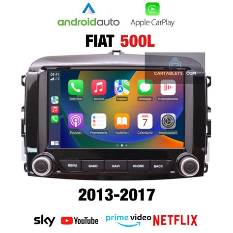 Fiat 500L interna con display