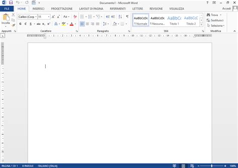 Schermata di recupero file in Microsoft Word