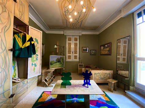 Interno della casa-museo di Giacomo Balla