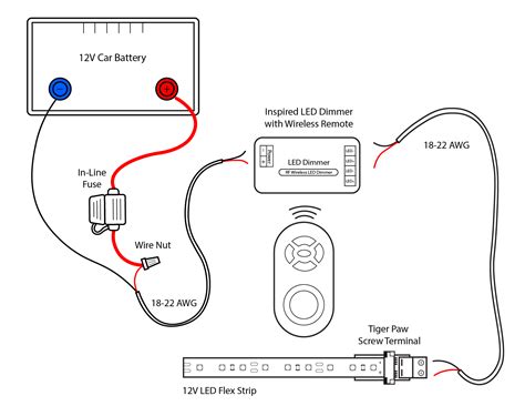 Car battery connection diagram
