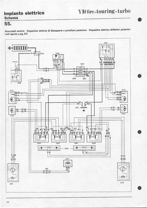 lancia fulvia coupe schema impianto elettrico